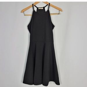 Olivia Rae Black Skater Racerback Dress